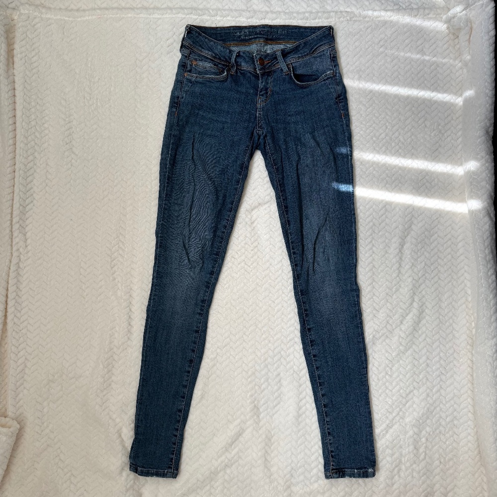 Colin's Skinny Jeans Low Rise W25 L30 Women's Blue Stretch Denim EUC